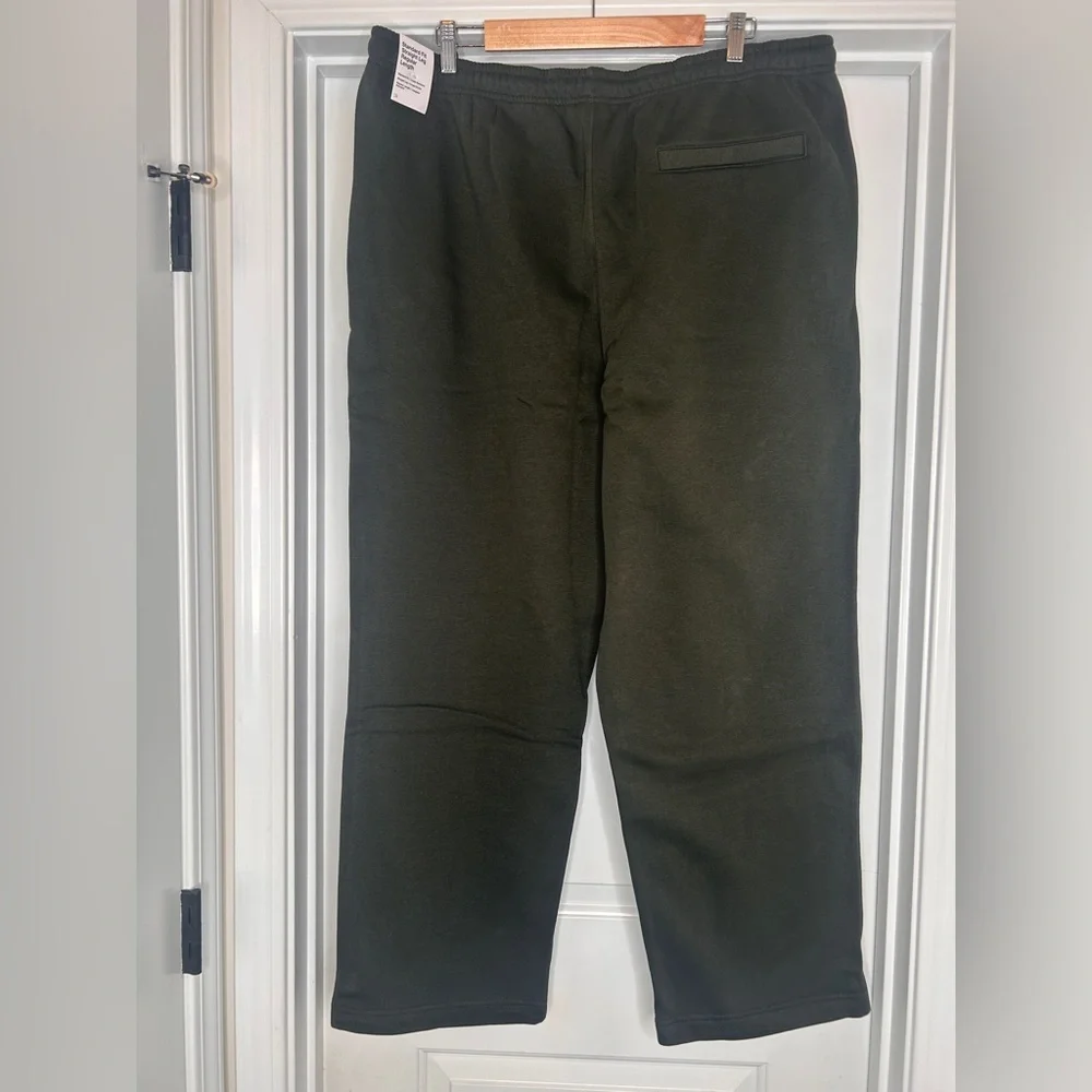 Nike Men’s Sportswear ClubMen's Fleece Bungee Pants, Sequoia Olive Green, XXL